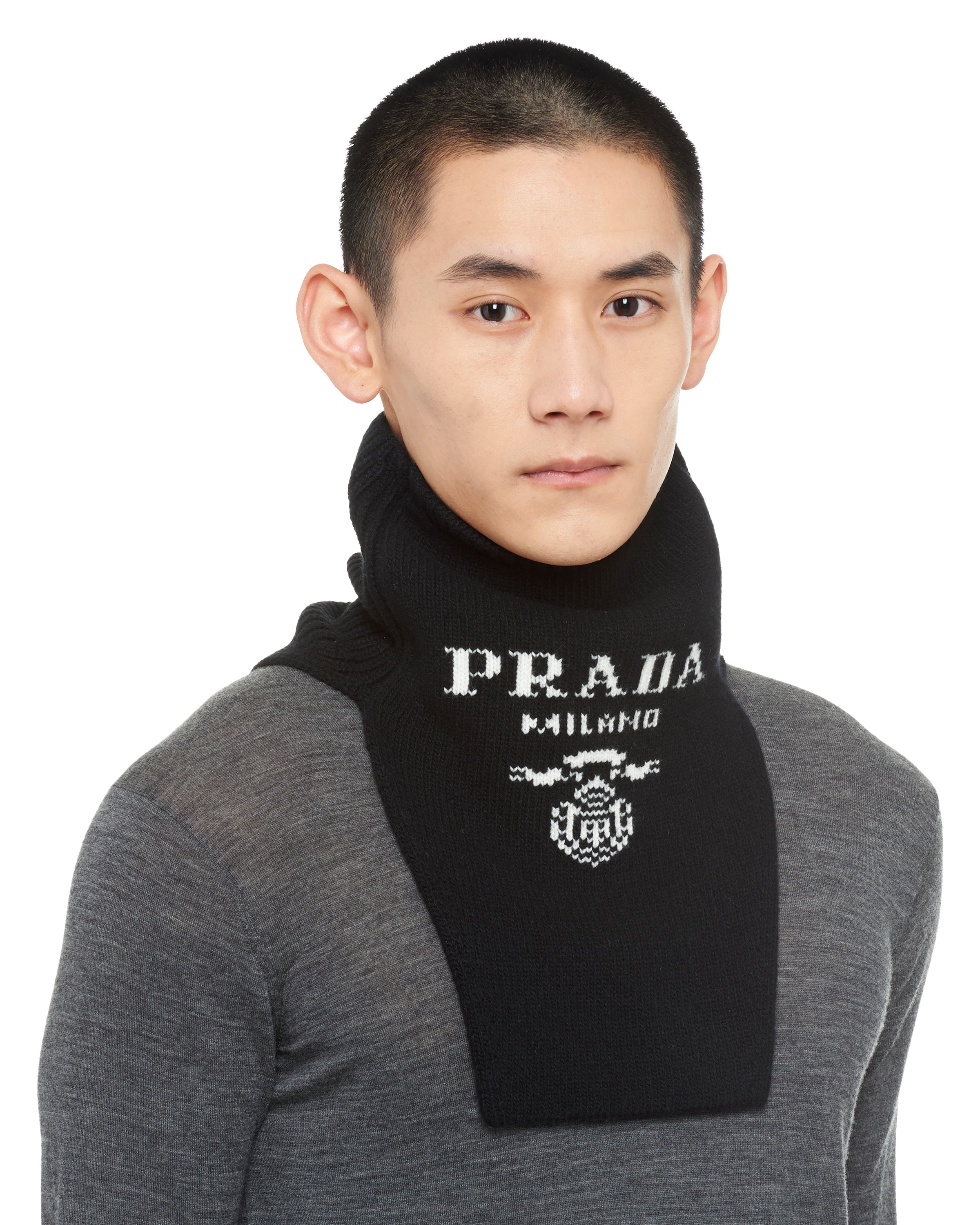 Wool and cashmere neck warmer - 3