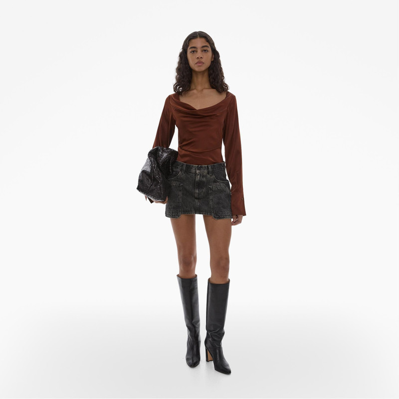 Helmut Lang CARPENTER DENIM MINI SKIRT outlook