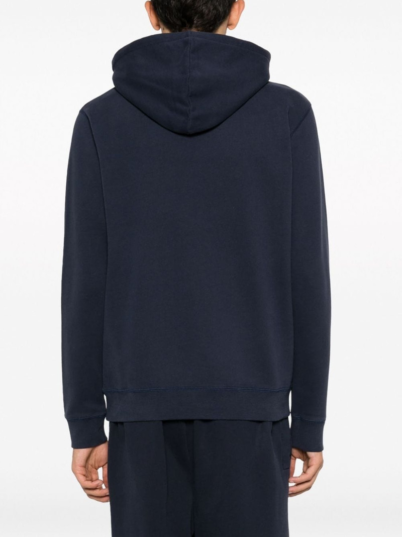 drawstring-fastening cotton hoodie 4