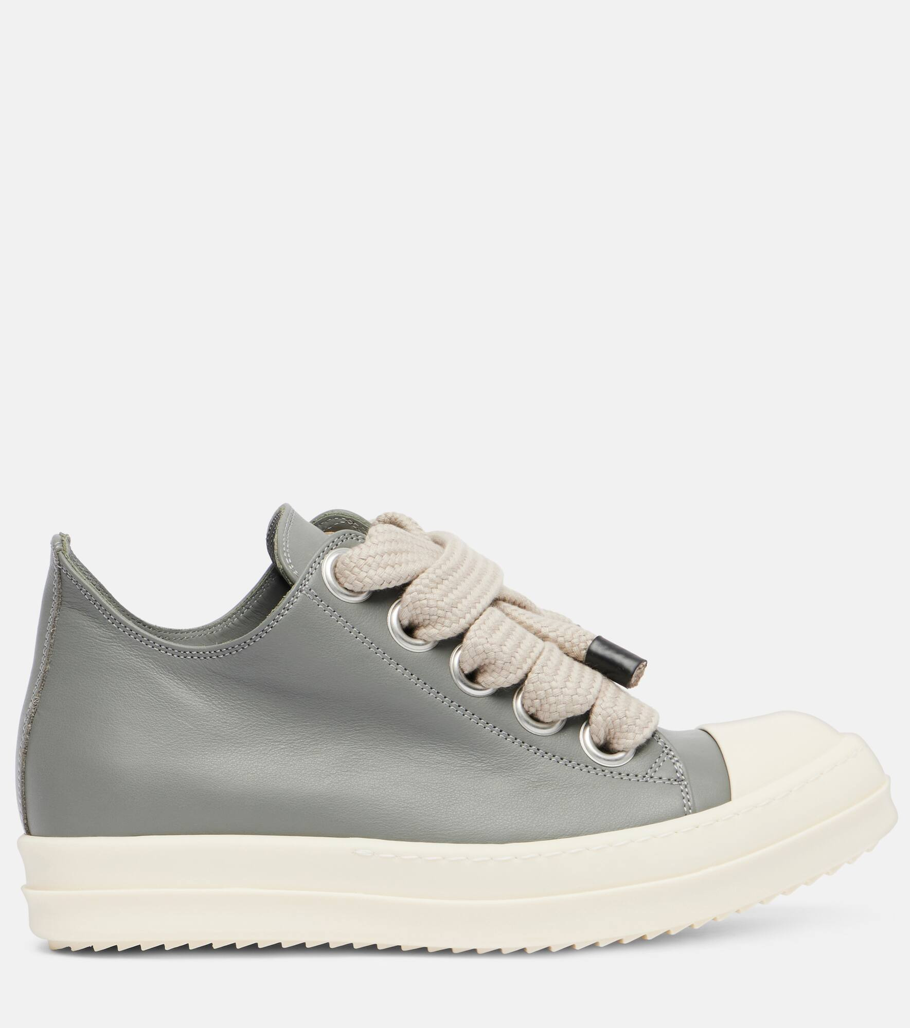 Jumbolace leather sneakers - 4