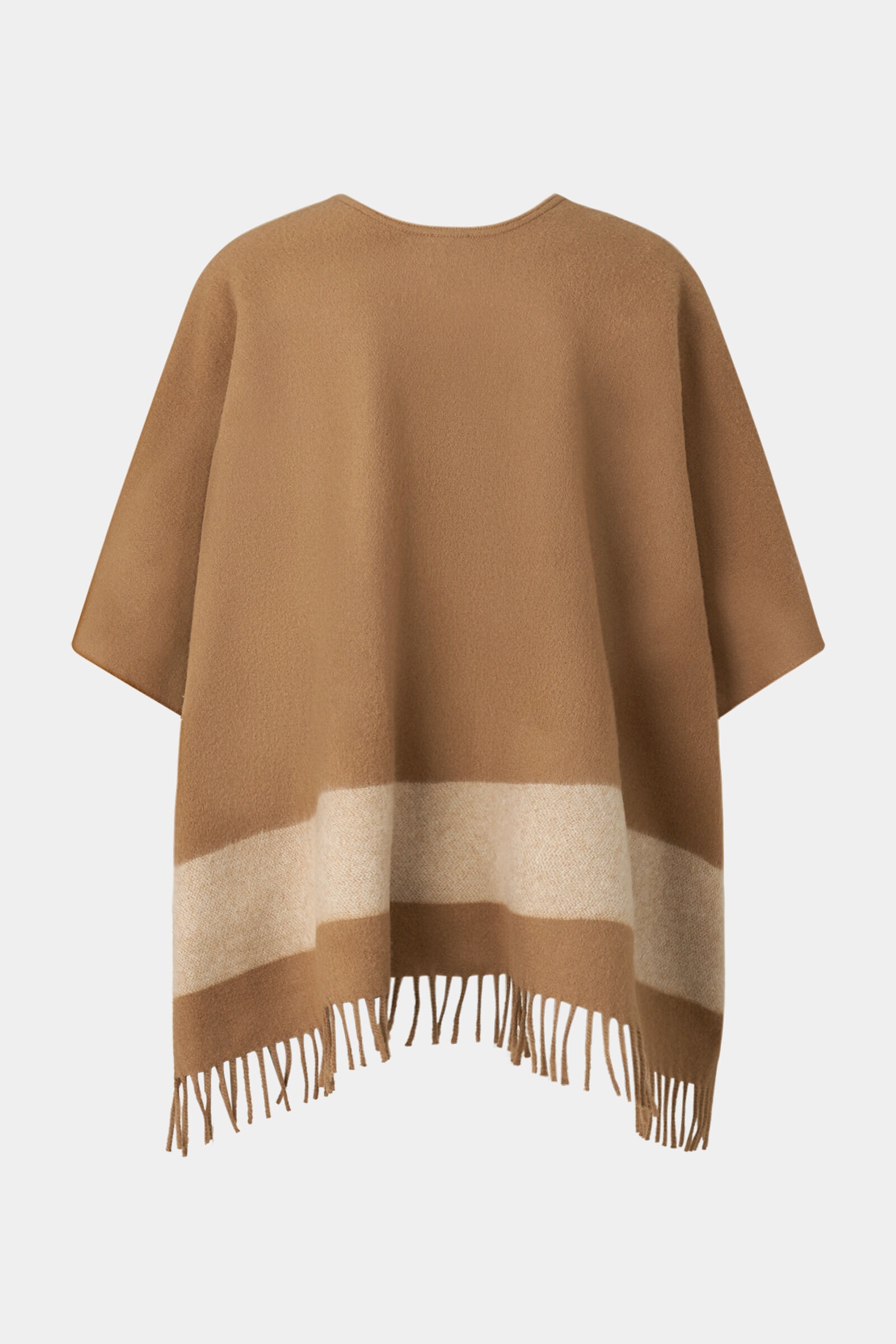 Nancie poncho in Camel - 6