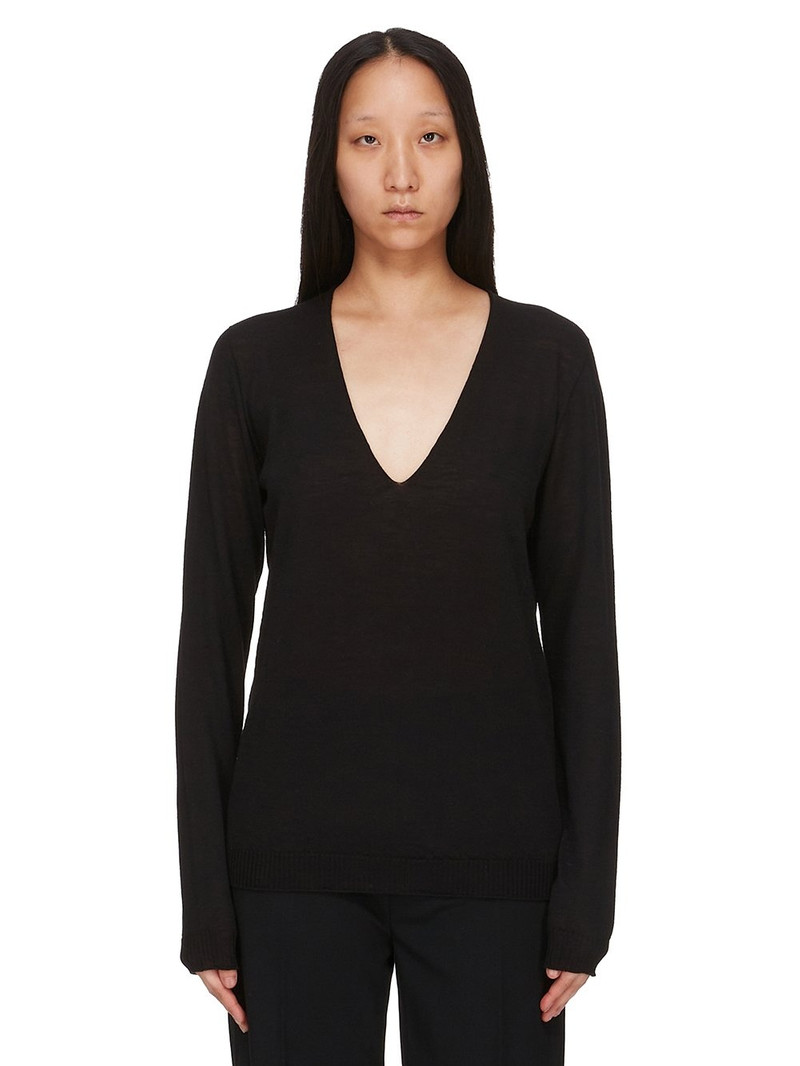 Rick Owens Tommy V-Neck Knit - 1