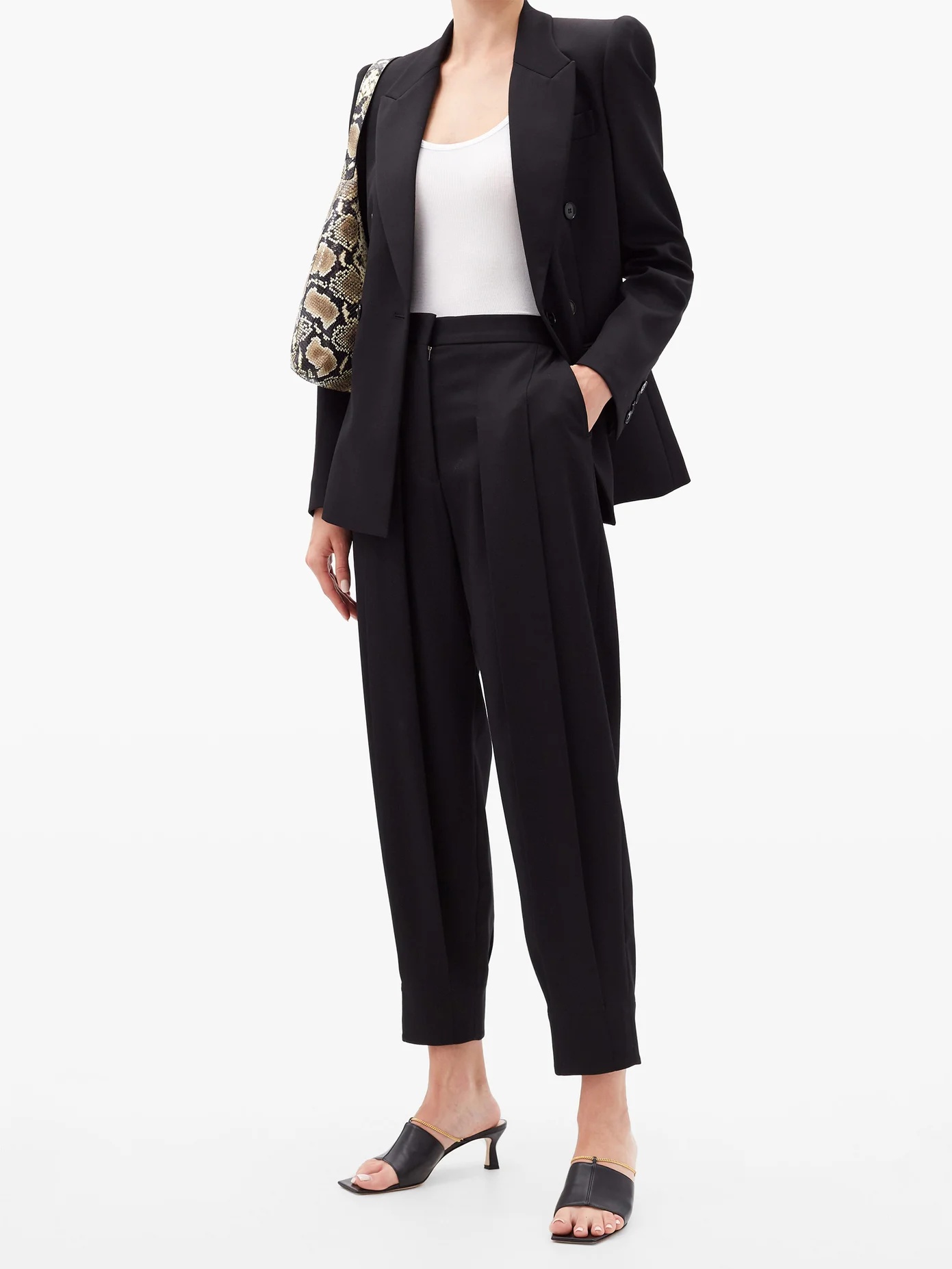 Chelsea cropped wool trousers - 2