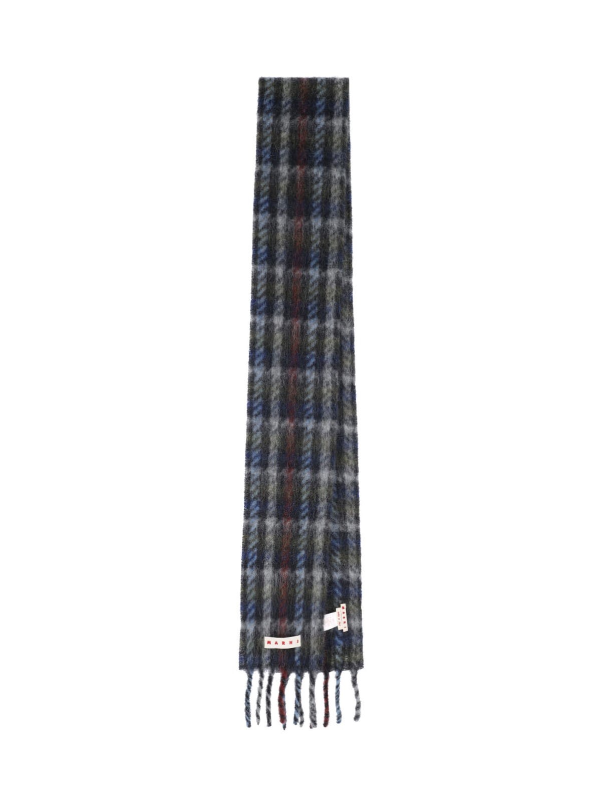 STRIPED LOGO SCARF - 1