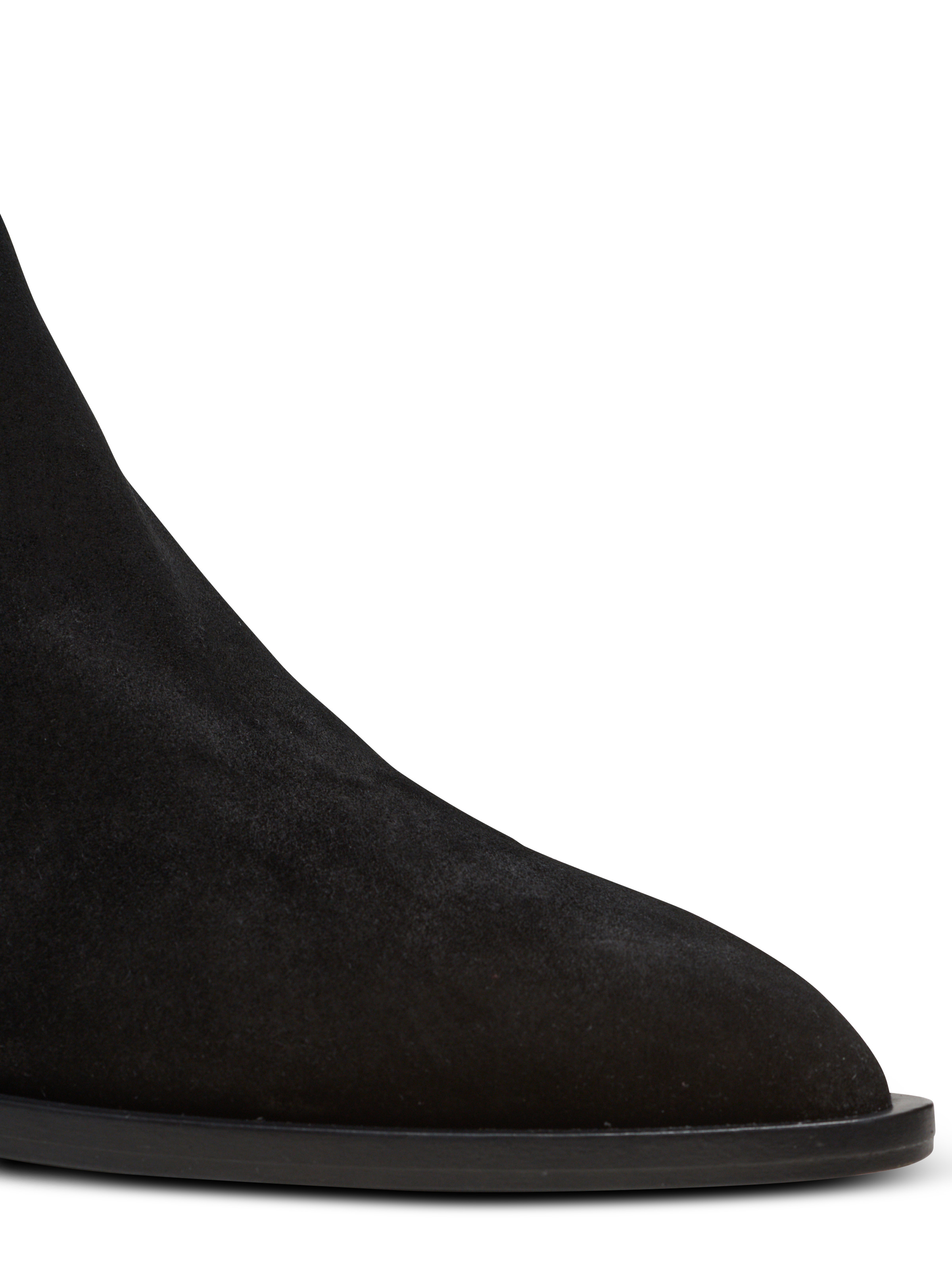 Billy suede ankle boots with diamond heel - 7