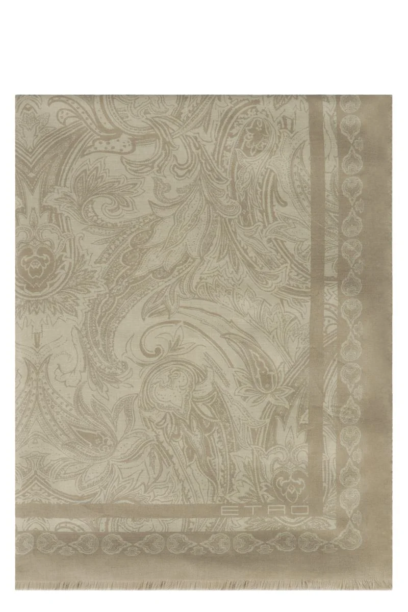 Etro Cashmere-Silk Blend Scarf - 1