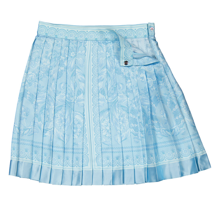 Versace Barocco Print Silk Mini Skirt - 6