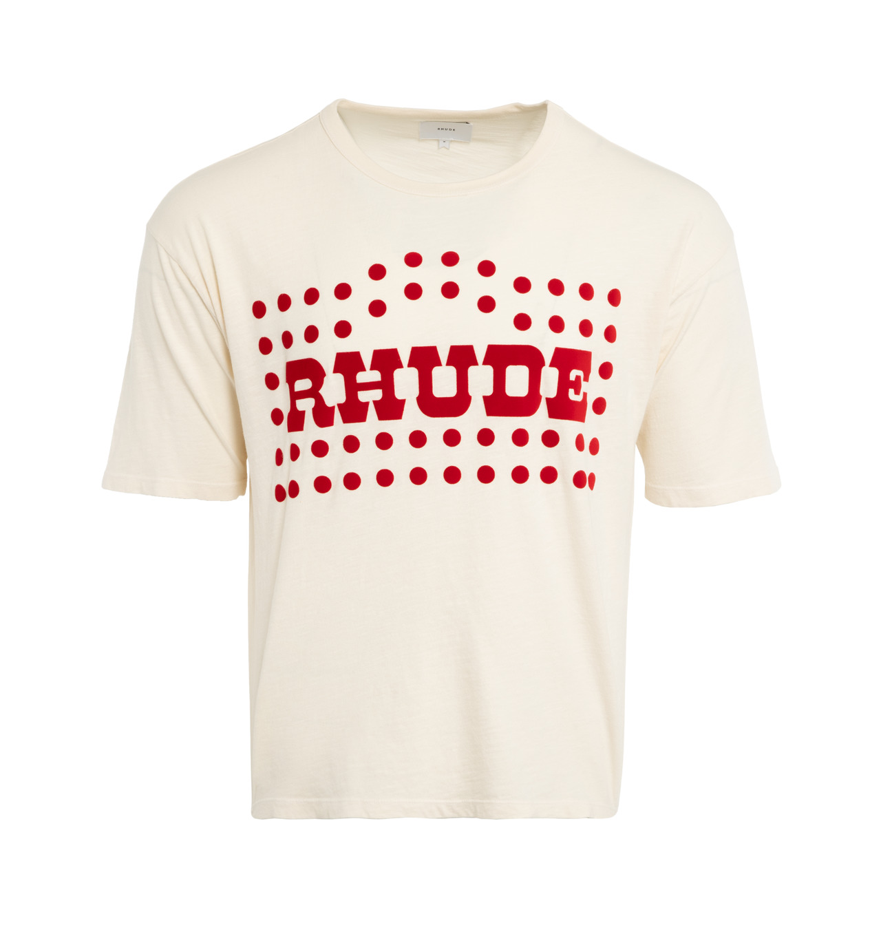 【関税 送料無料】Rhude Flocked Burnout Tシャツ Rhude FLOCKED BURNOUT TEE | hirshleifers | REVERSIBLE
