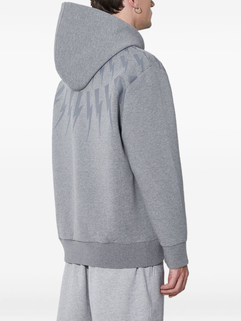 lightning bolt paterned hoodie 4