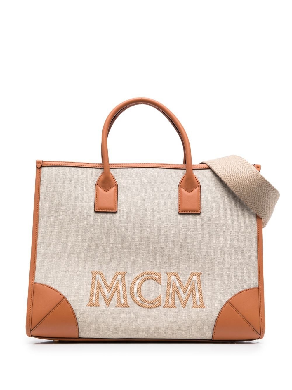 München canvas logo tote bag - 1