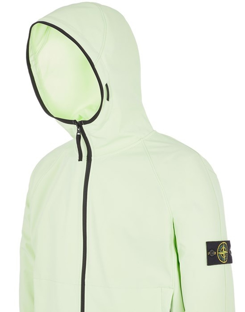 40927 LIGHT SOFT SHELL-R_e.dye® TECHNOLOGY IN RECYCLED POLYESTER LIGHT GREEN 4