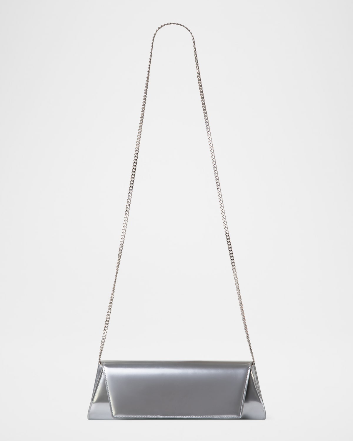Anouk Small Metallic Leather Clutch Bag - 5