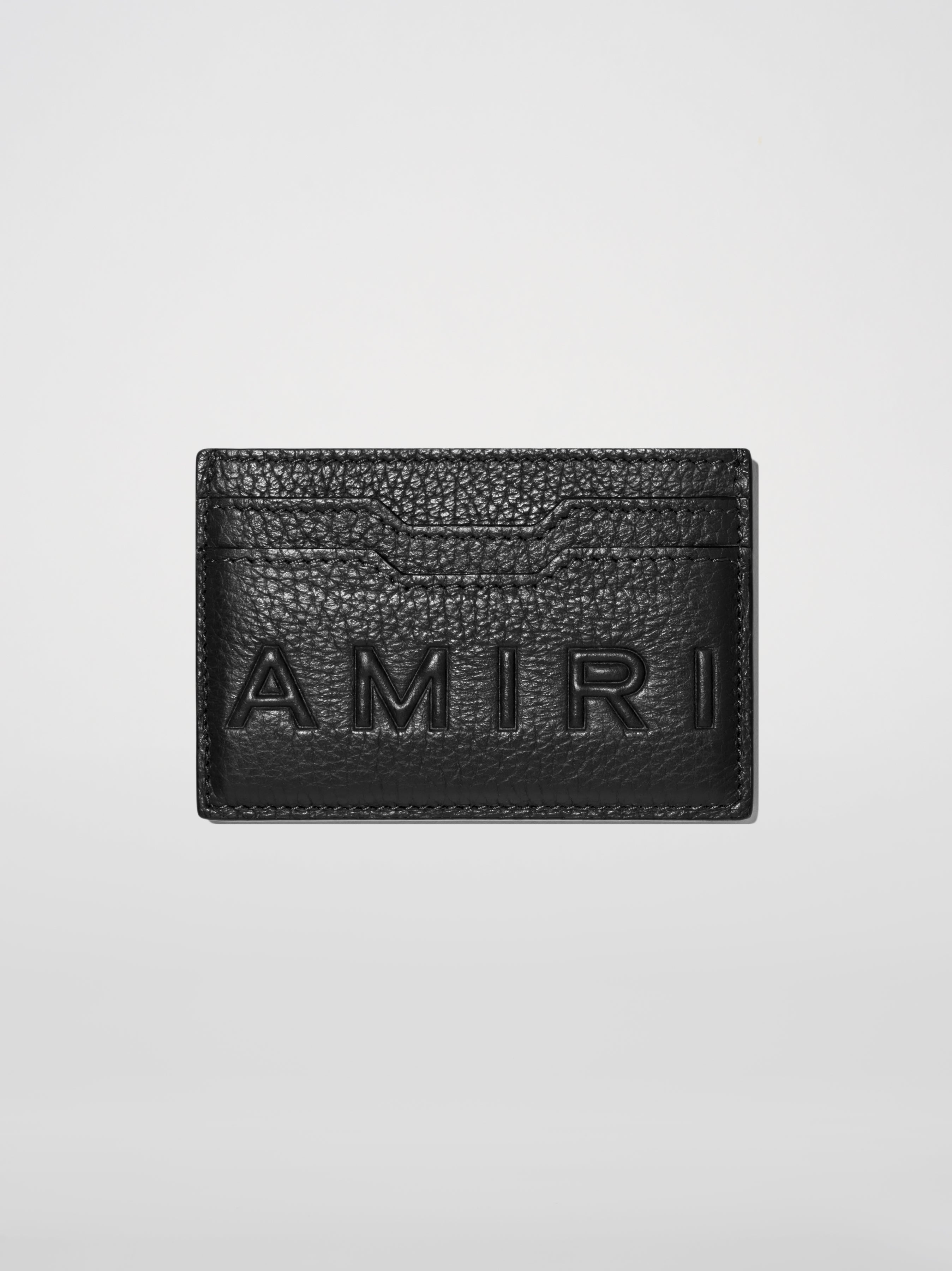 PEBBLED LOGO CARD HOLDER - 1