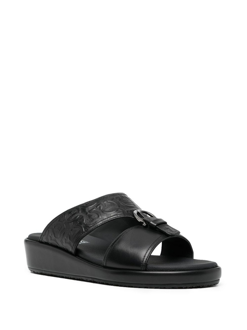 FERRAGAMO Murray leather sandals outlook