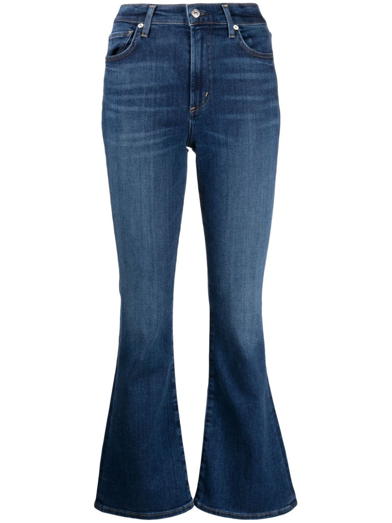 Lilah washed bootcut jeans 1
