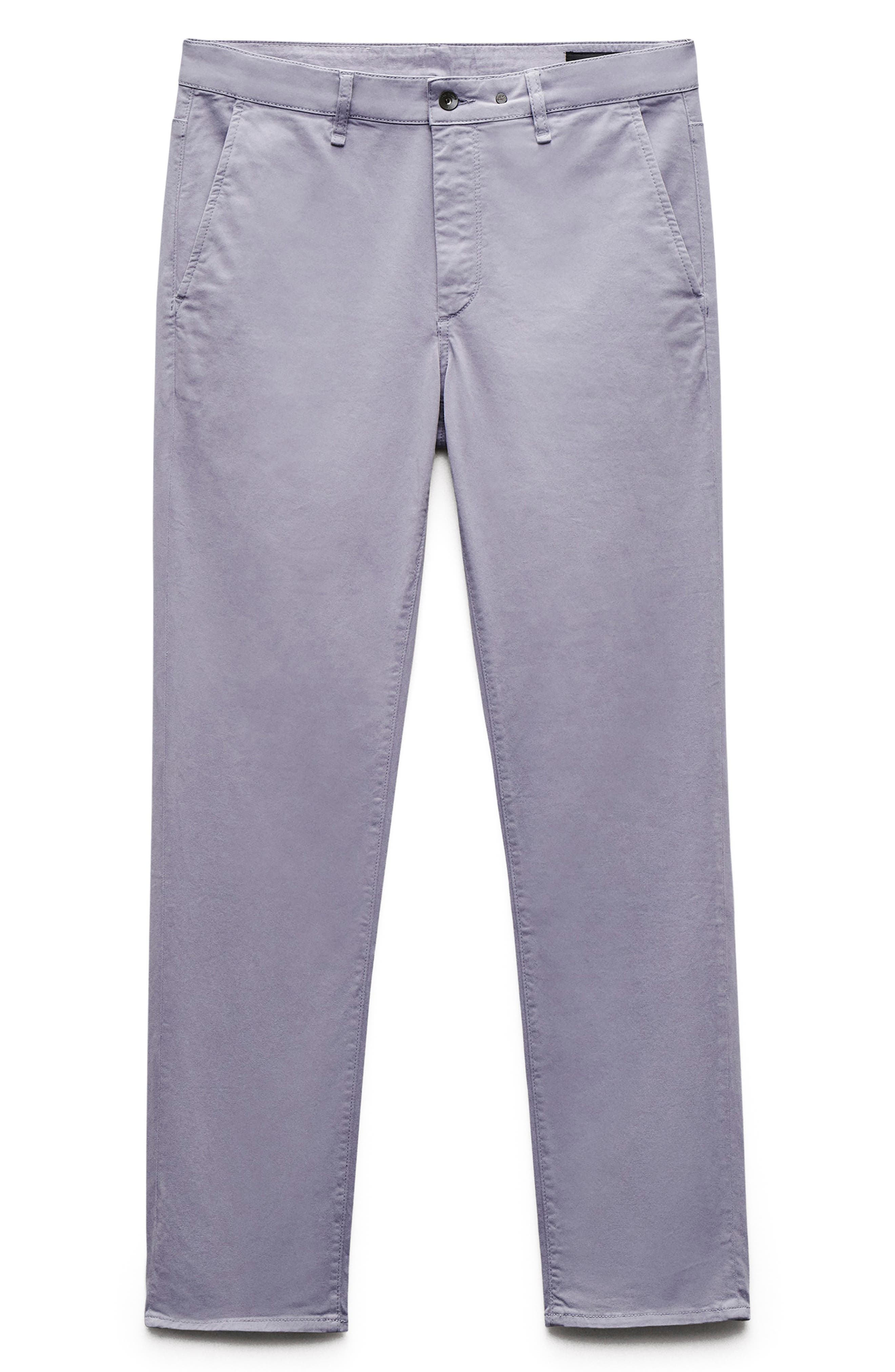 rag & bone Fit 2 Stretch Cotton Chino Pants in Sky Blue at Nordstrom - 5