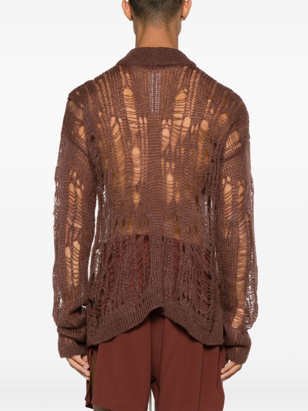 Tommy Lupetto open-knit jumper - 4