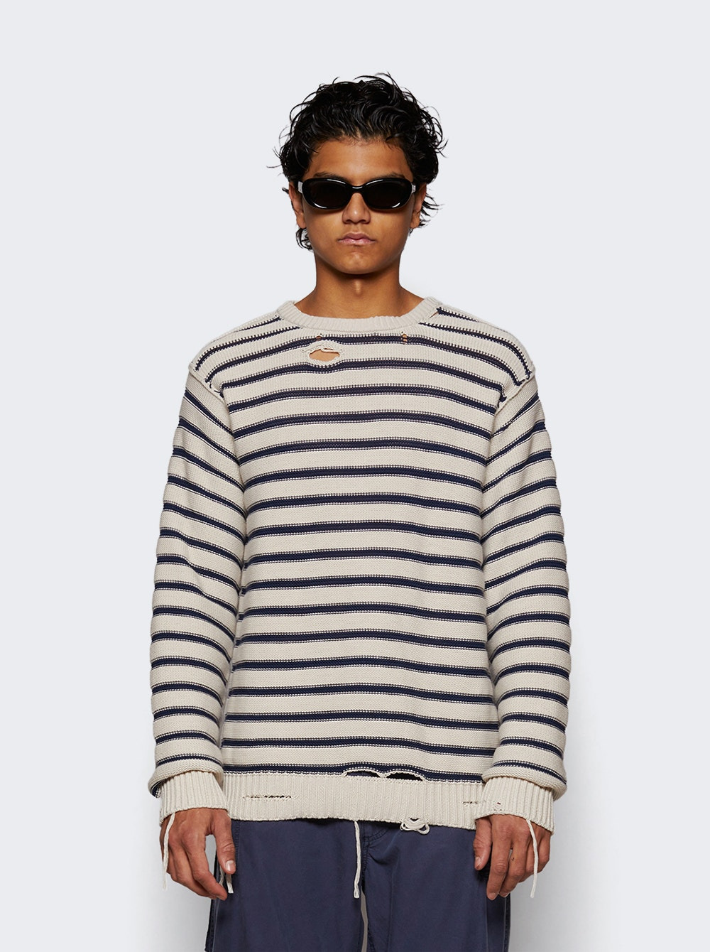 Crewneck Sweater Black And Brown Clay - 3