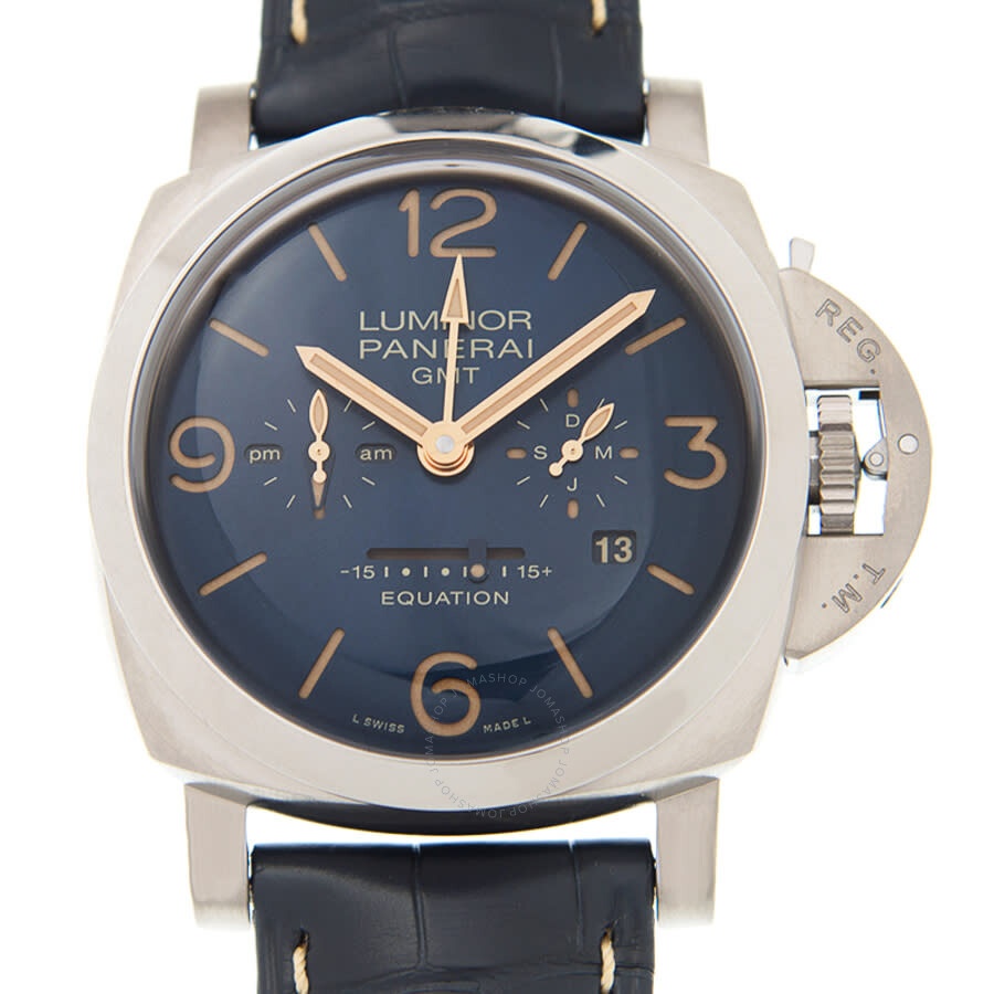 Panerai Luminor 1950 Equation of Time Blue Dial Men's Watch PAM00670 - 2