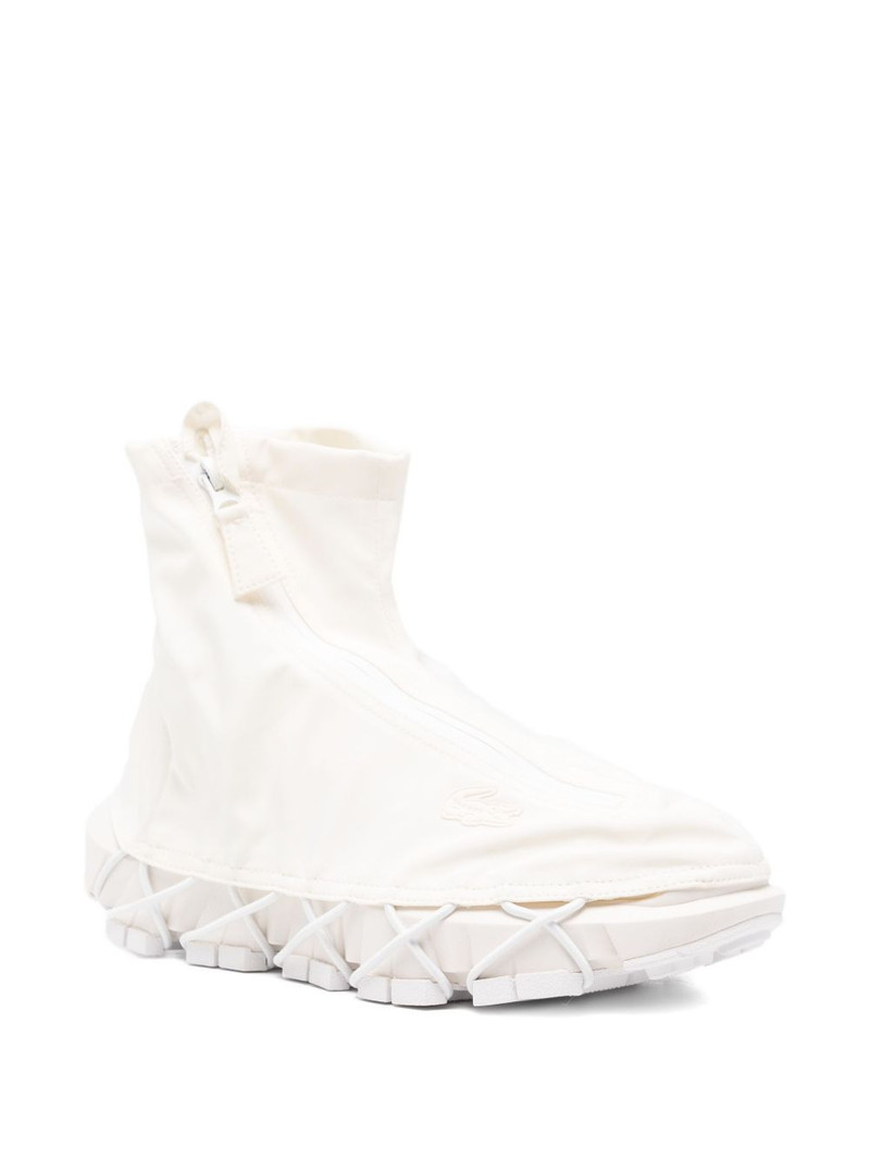 LACOSTE zip-up sneakers outlook