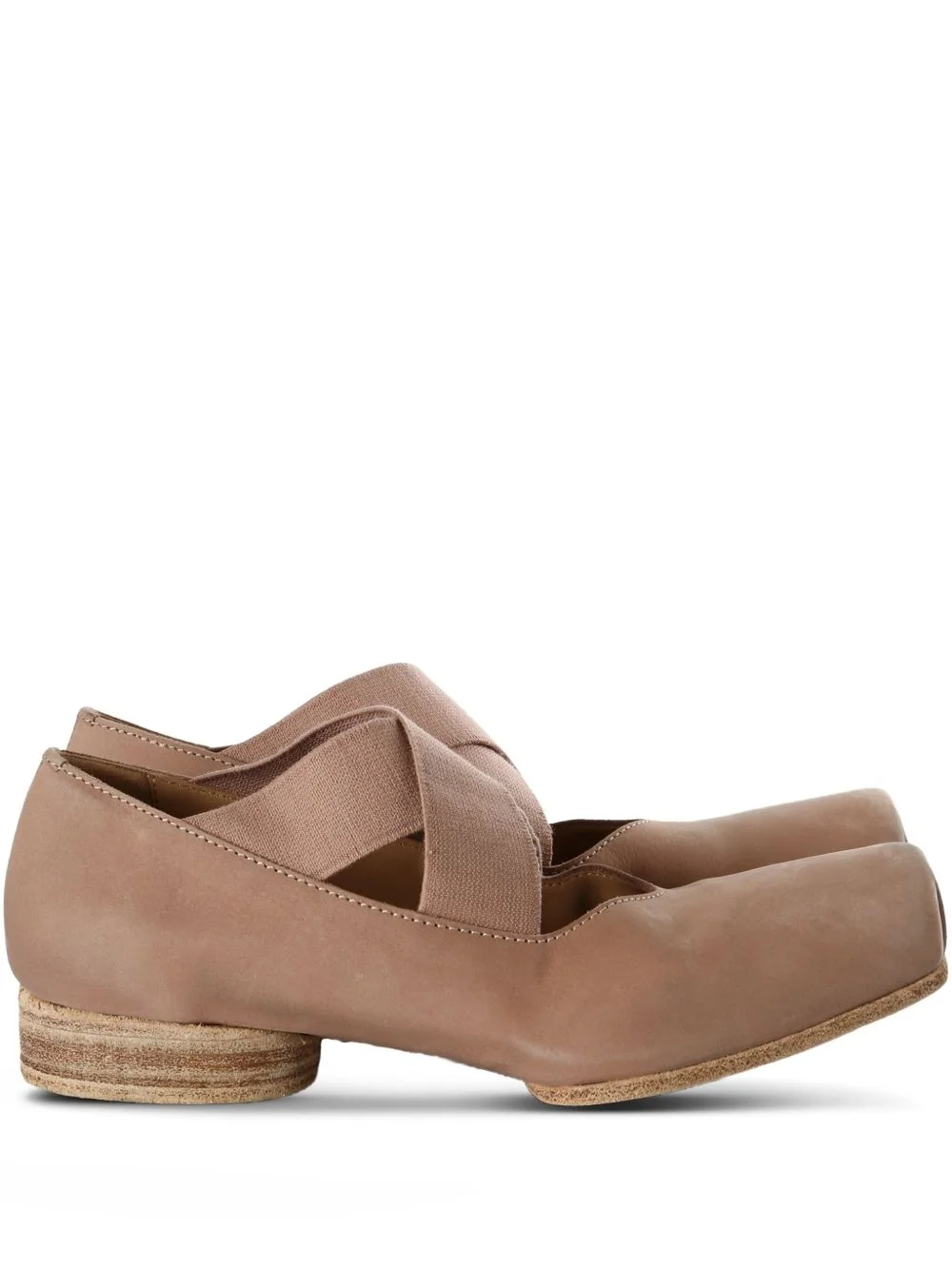 crossover-strap ballet flats - 1