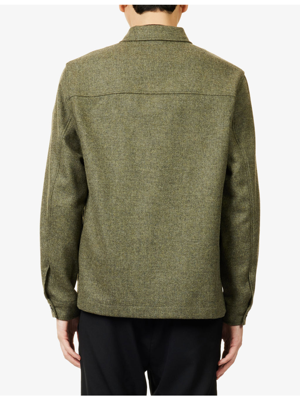 Twin-Pocket Lightweight Wool Jacket - 4