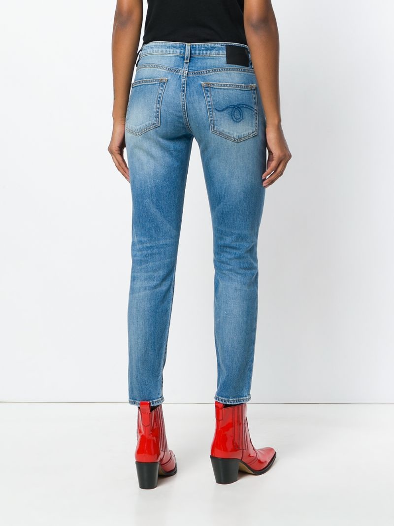 skinny cropped jeans - 4