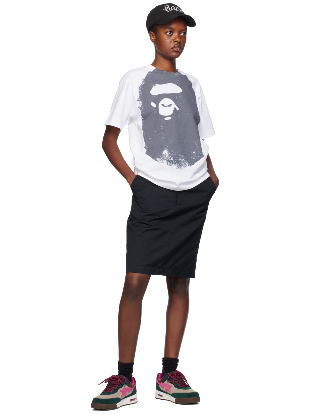 Bape Ape Head Baseball T Shirt