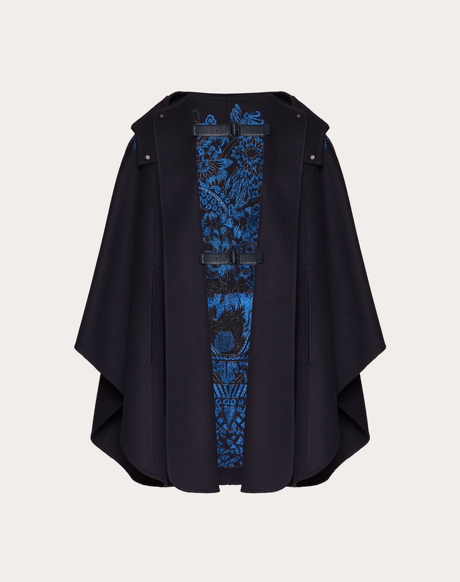 Embroidered Compact Drap Cape - 1