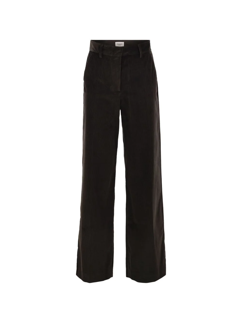 wide-leg corduroy trousers - 1
