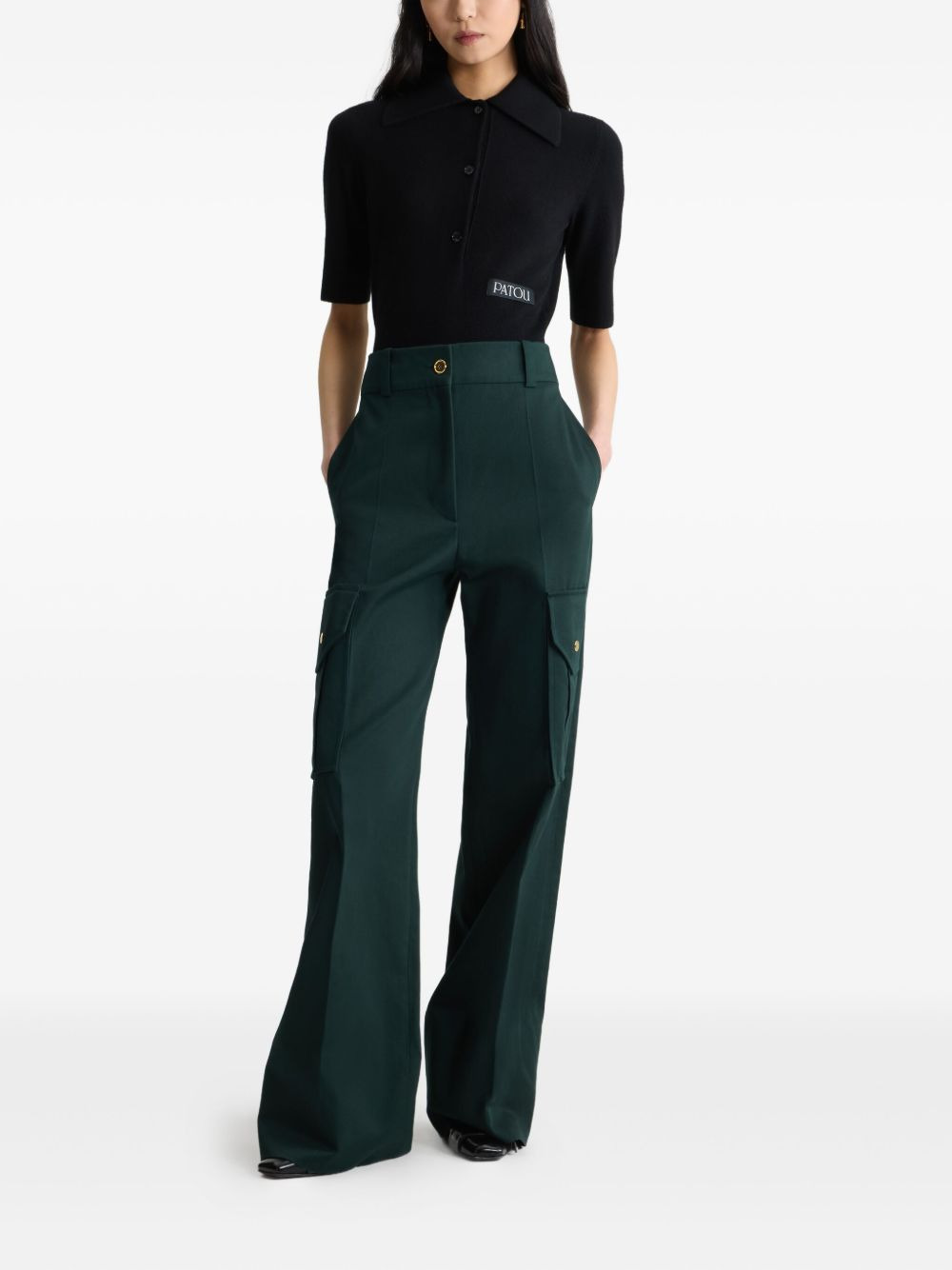 cargo pocket trousers - 2