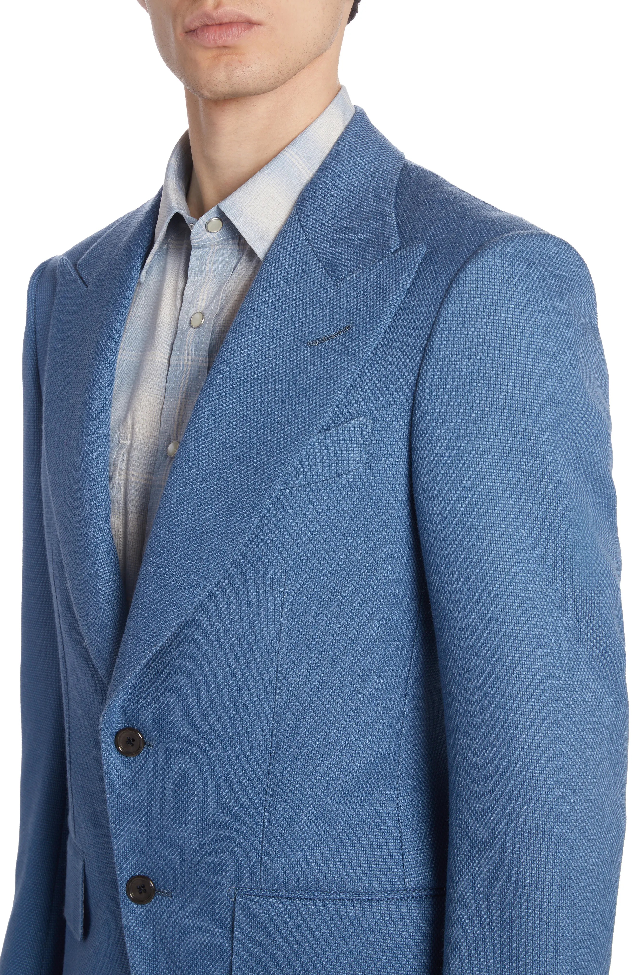 Atticus Grand Wool Blend Hopsack Sport Coat - 4