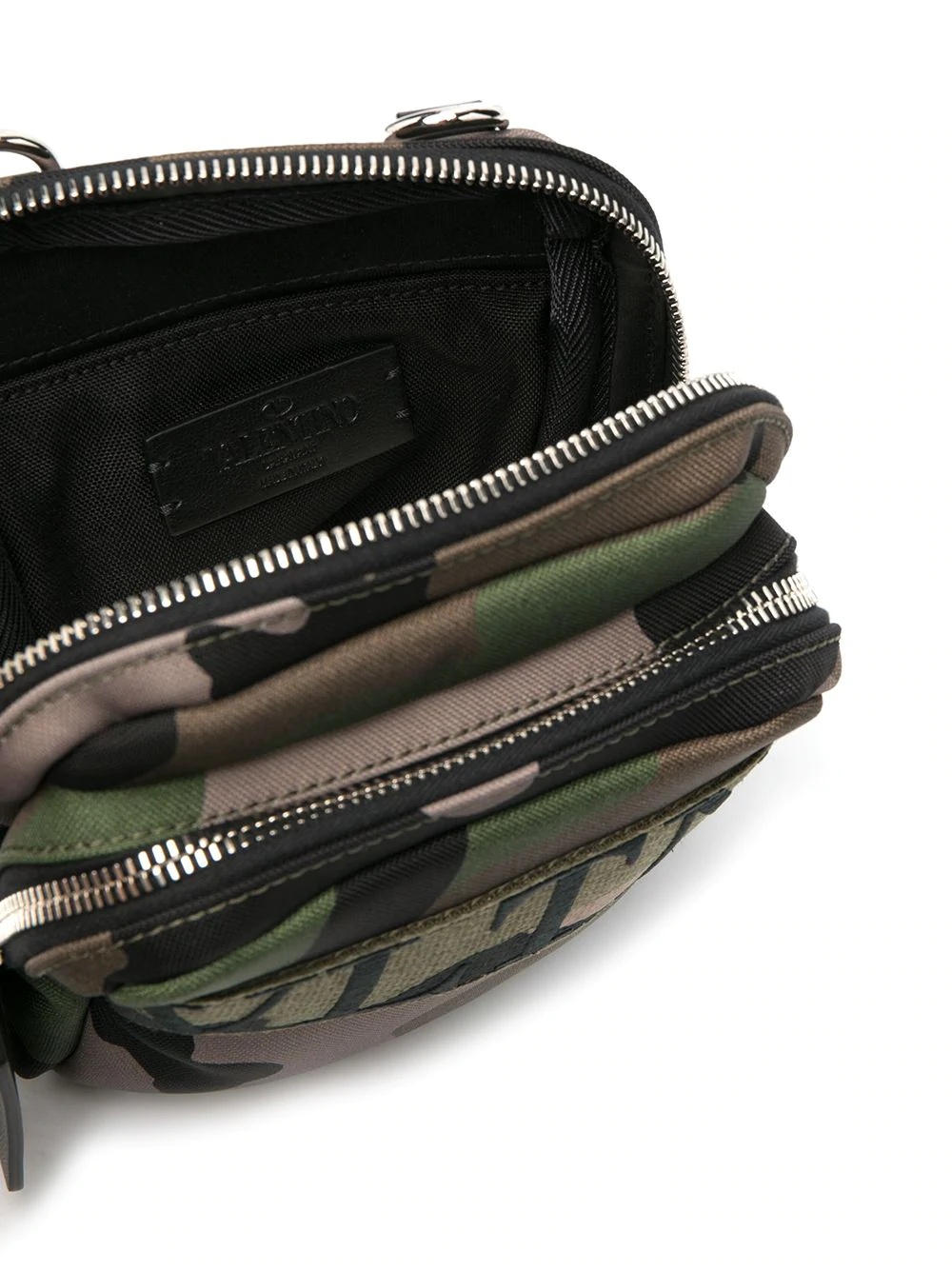 VLTN camouflage print messenger bag - 5