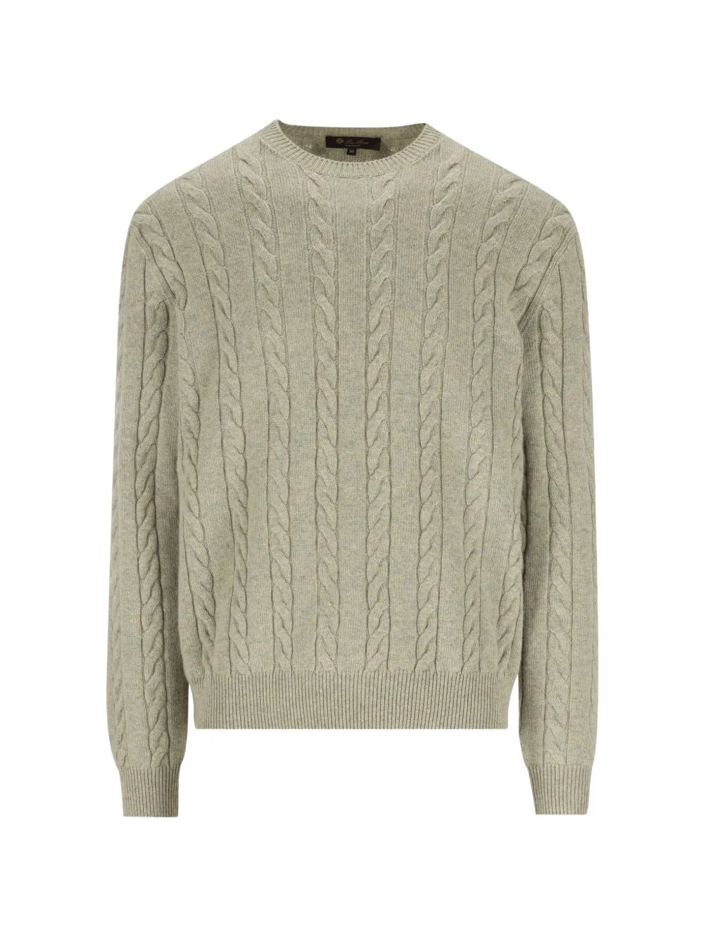 Cedar cable-knit crew-neck sweater - 1