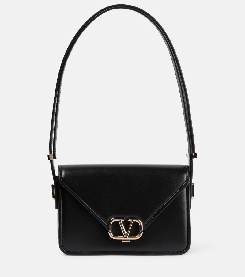 Letter Small leather shoulder bag - 1