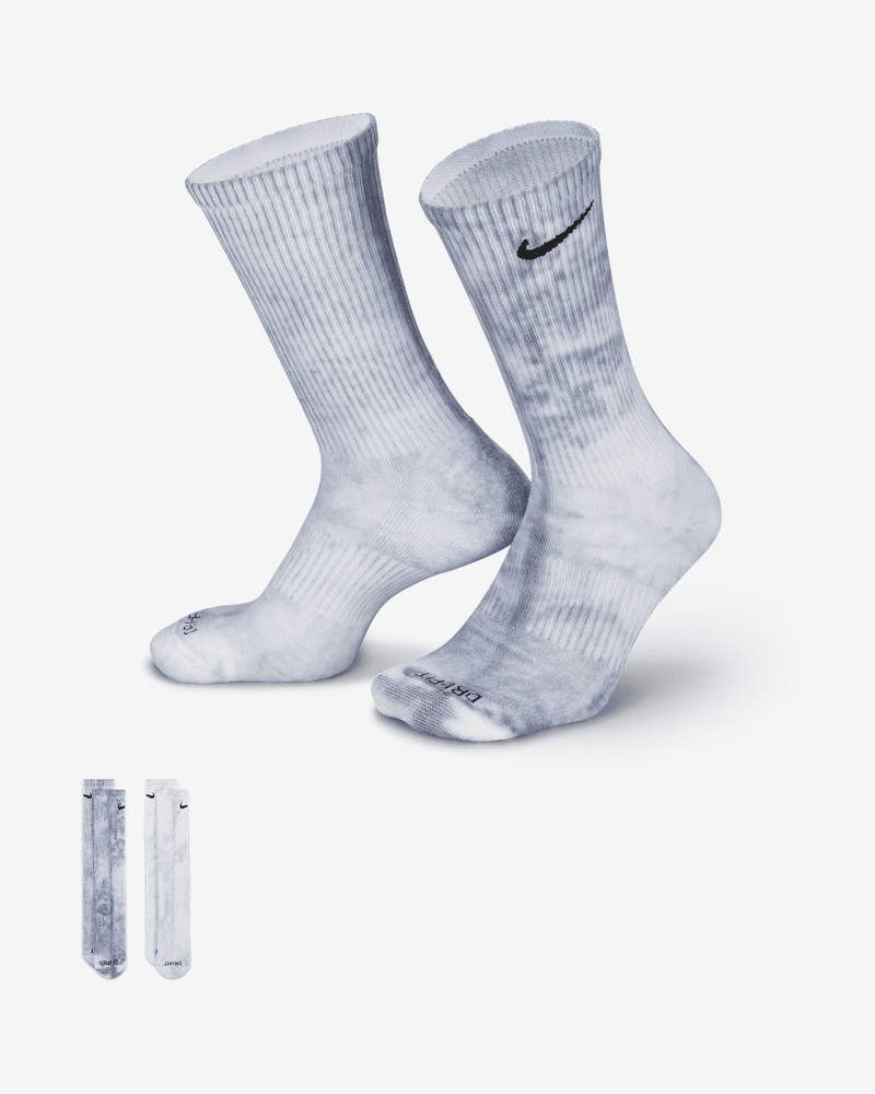 Nike Everyday Plus Cushioned Tie-Dye Crew Socks (2 Pairs) - 1