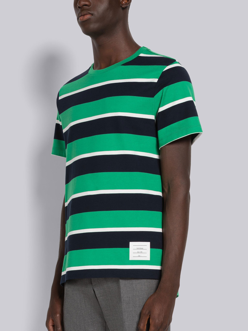 Thom Browne Stripe Midweight Jersey Tee outlook