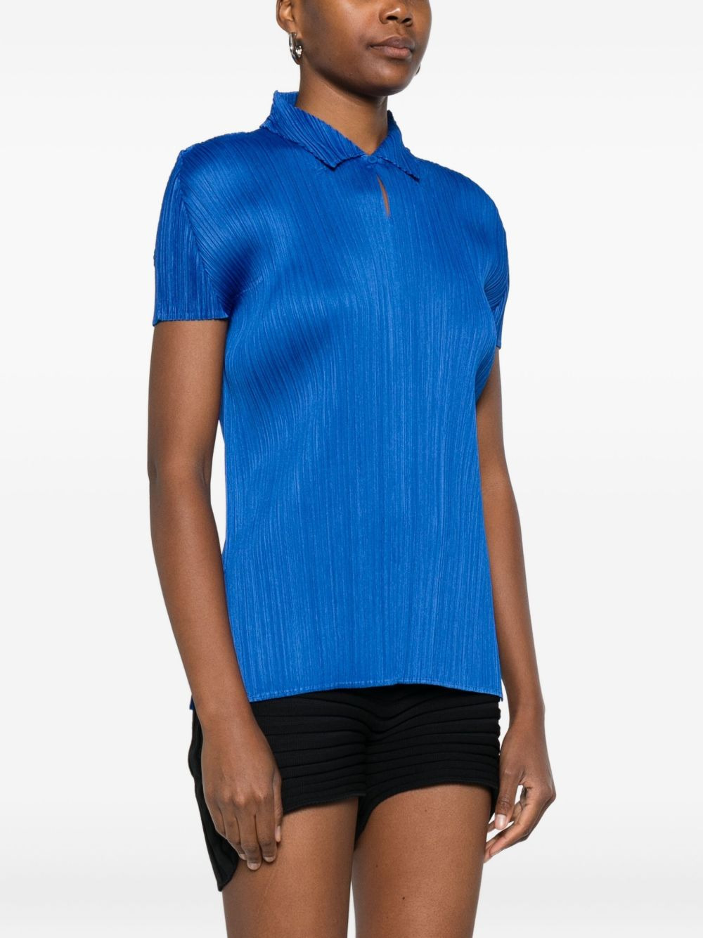 pleated buttoned top - 3