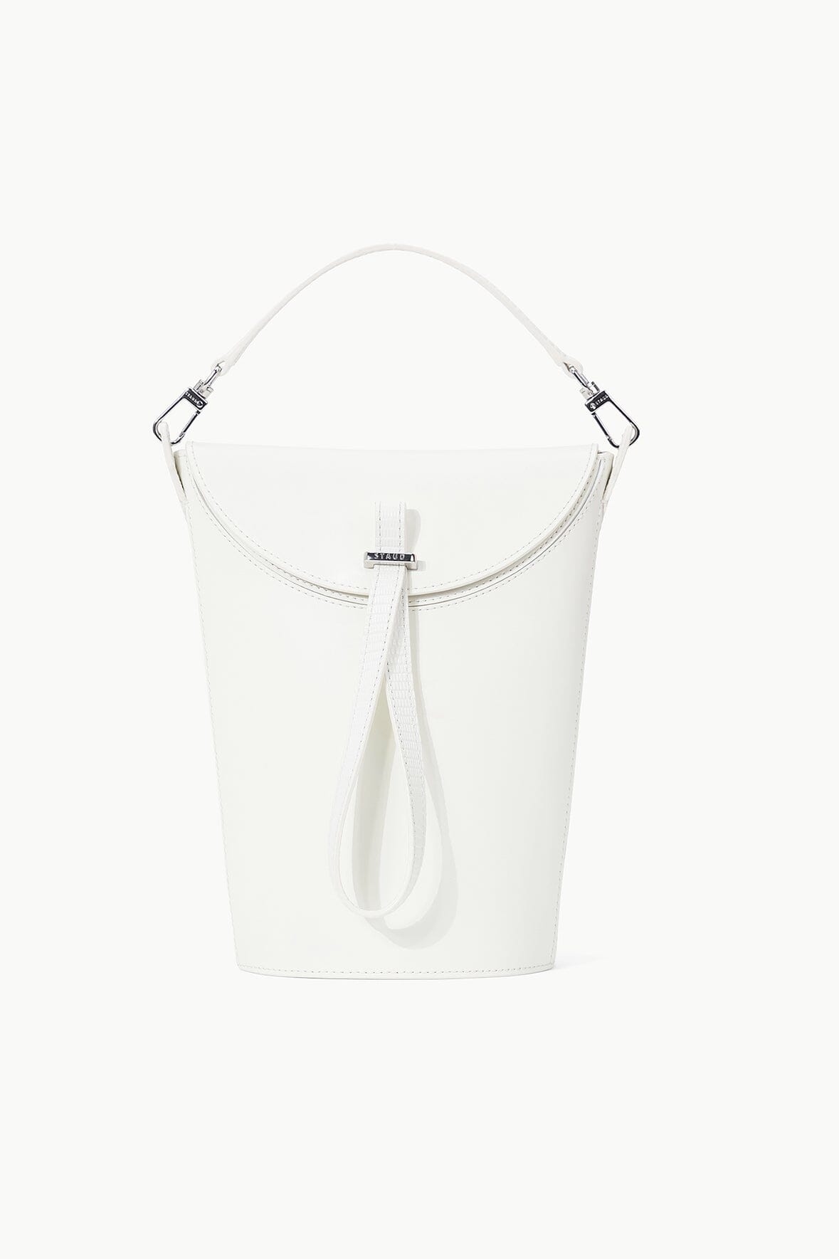 STAUD PHOEBE CONVERTIBLE BUCKET BAG PAPER - 3