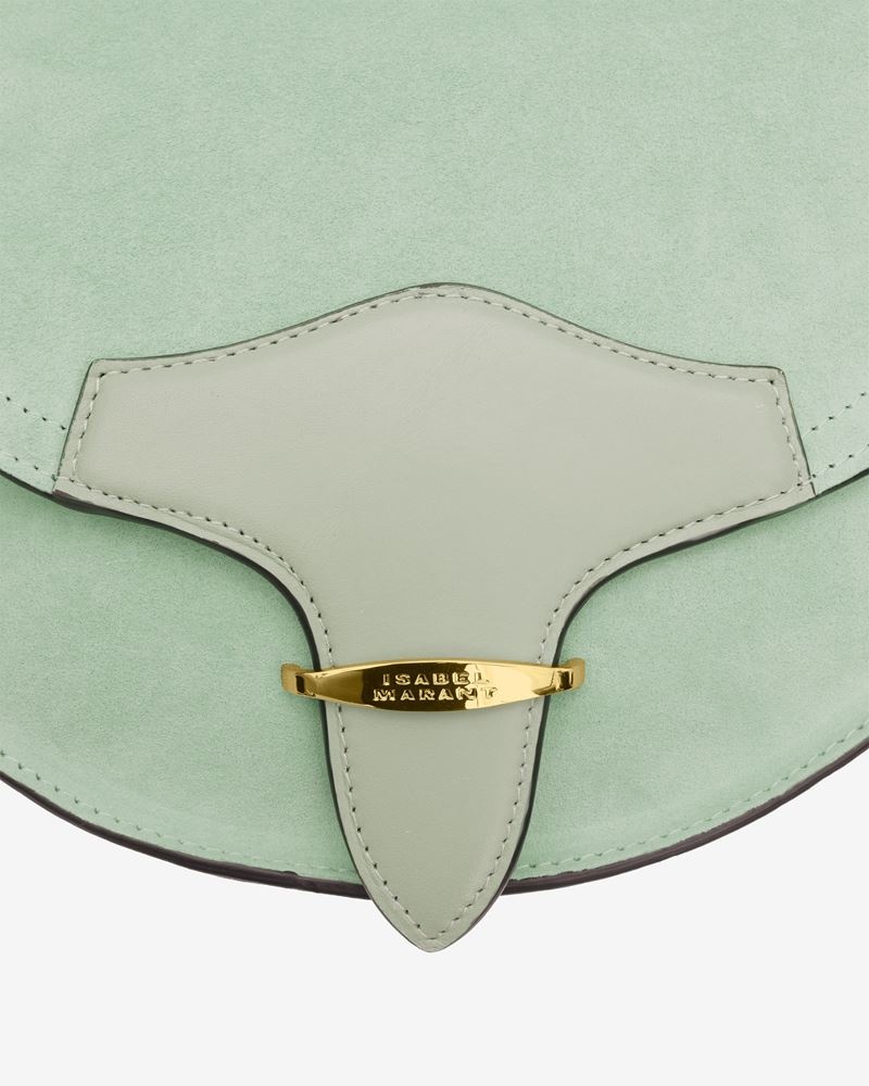 BOTSY SMALL SATCHEL SUEDE LEATHER BAG - 3