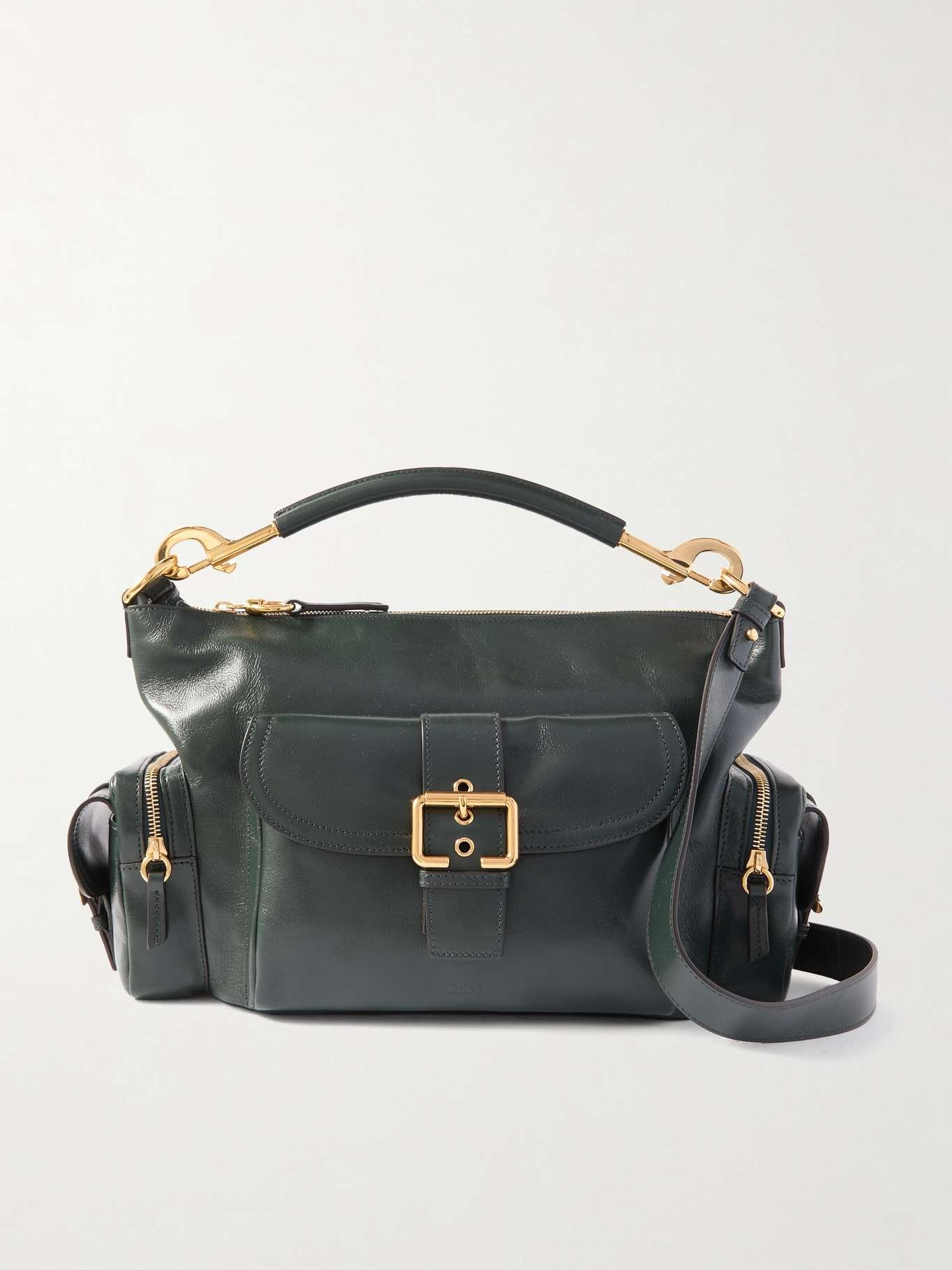 Camera leather shoulder bag - 1