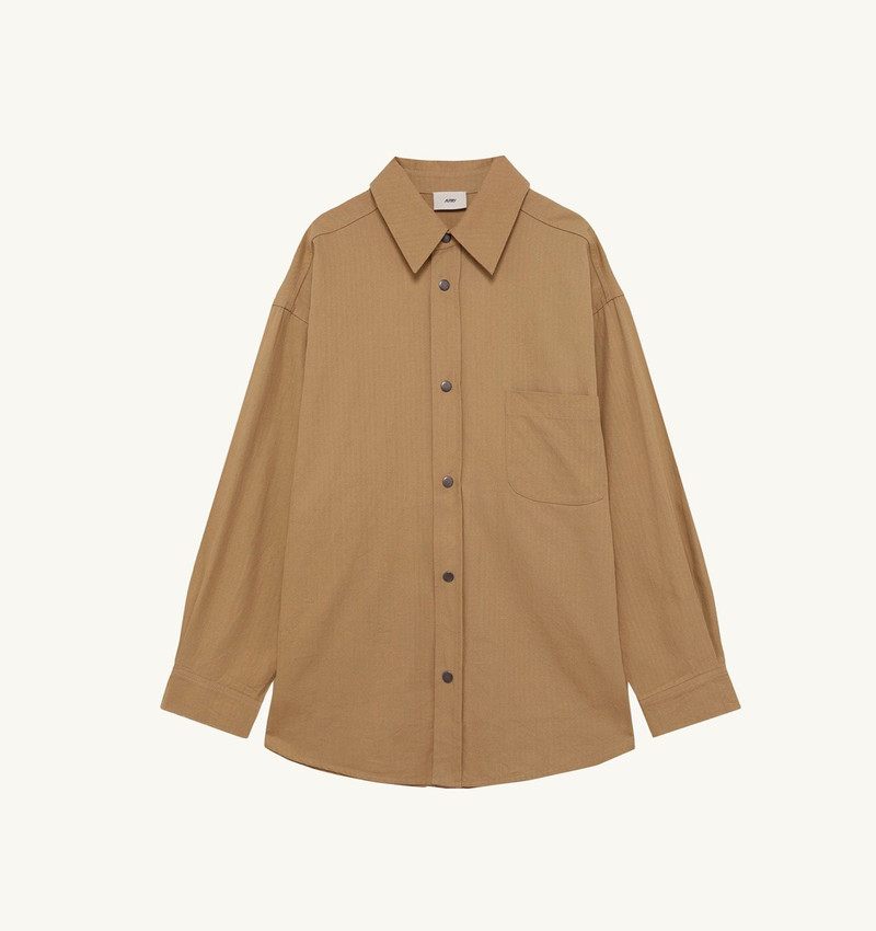 UNISEX HERRINGBONE OVERSHIRT 1