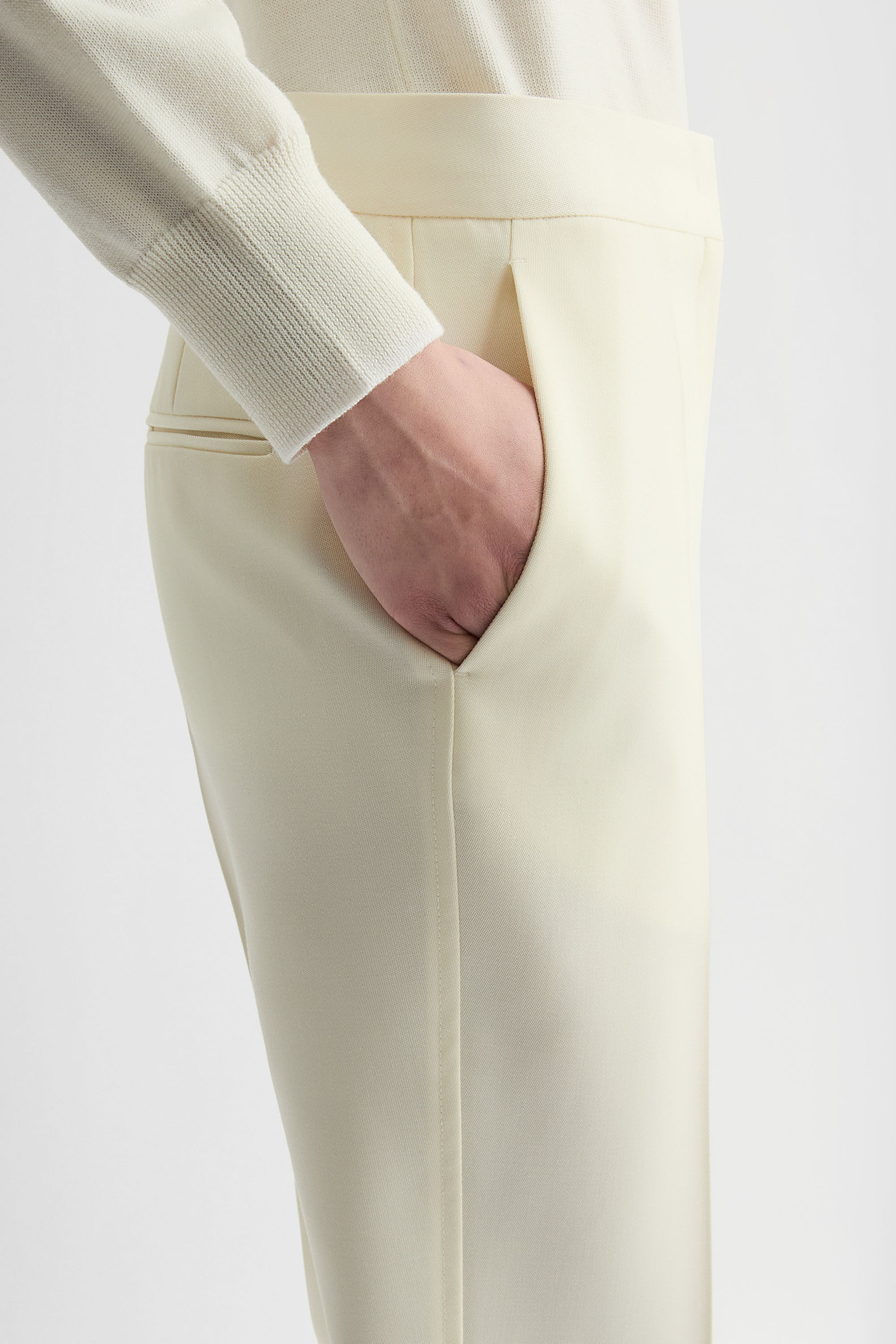 Wool Tailored Trousers - 3