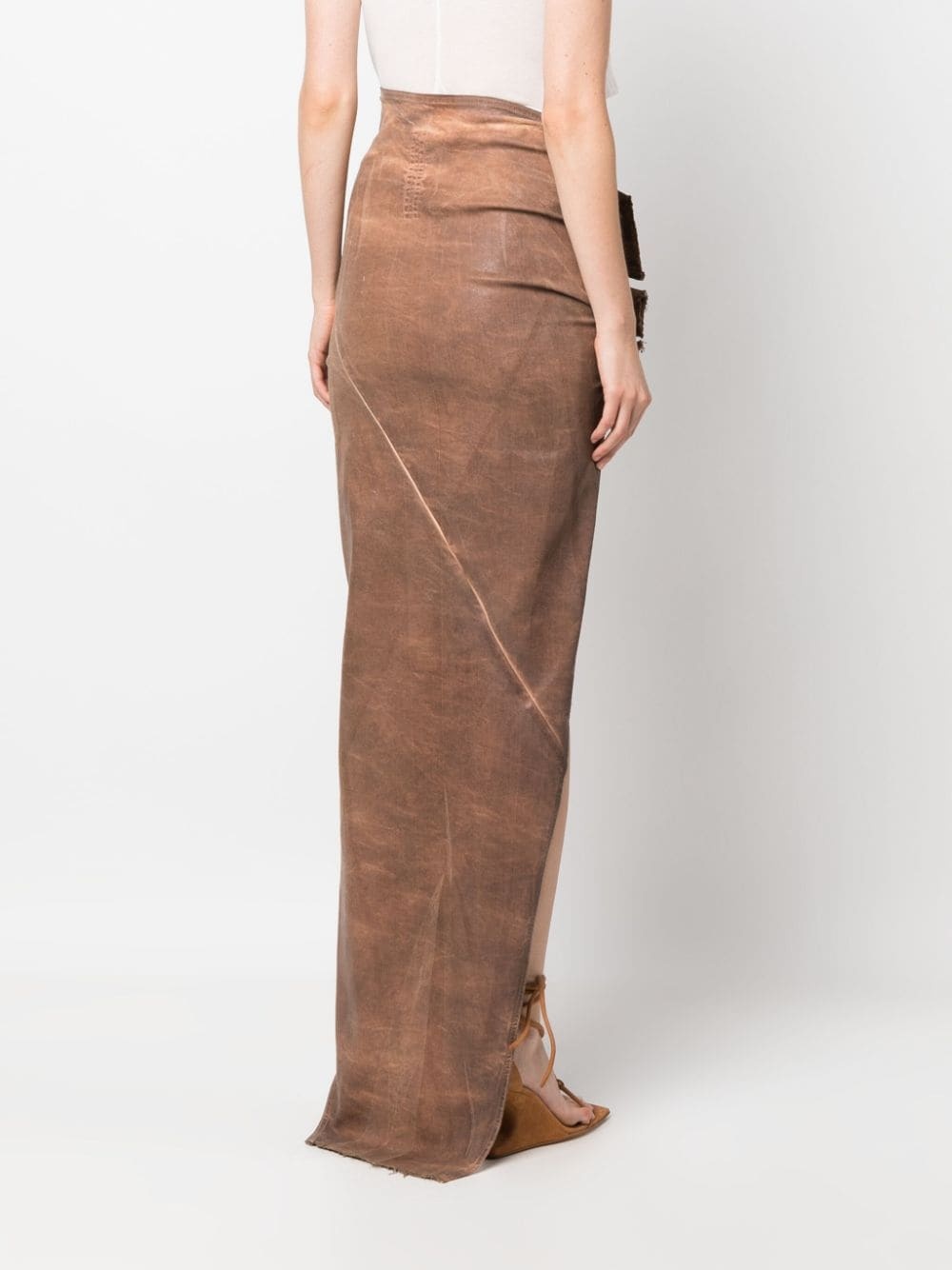 Edfu asymmetric maxi skirt - 4