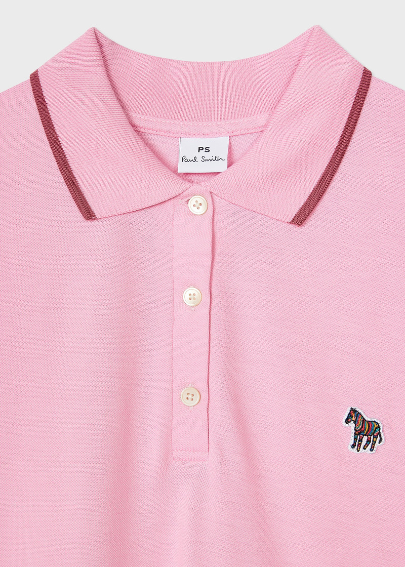 Paul Smith Women's Pink Zebra Polo Dress outlook