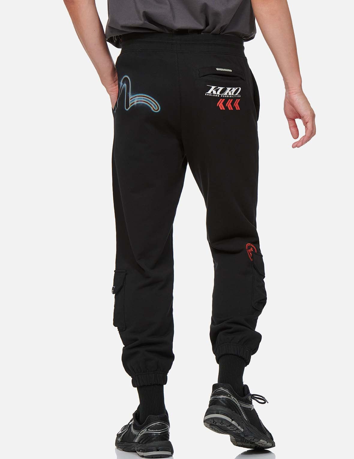 Eclipse Seagull Print Cargo Sweatpants - 3