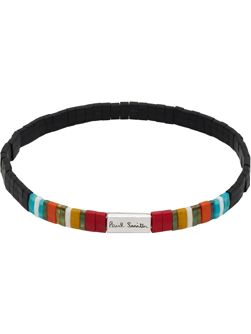 Stripe Flat Bead Bracelet - 1
