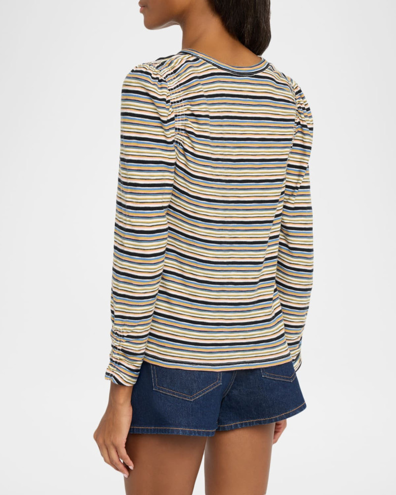 Bouvet Shirred Long-Sleeve Tee 3