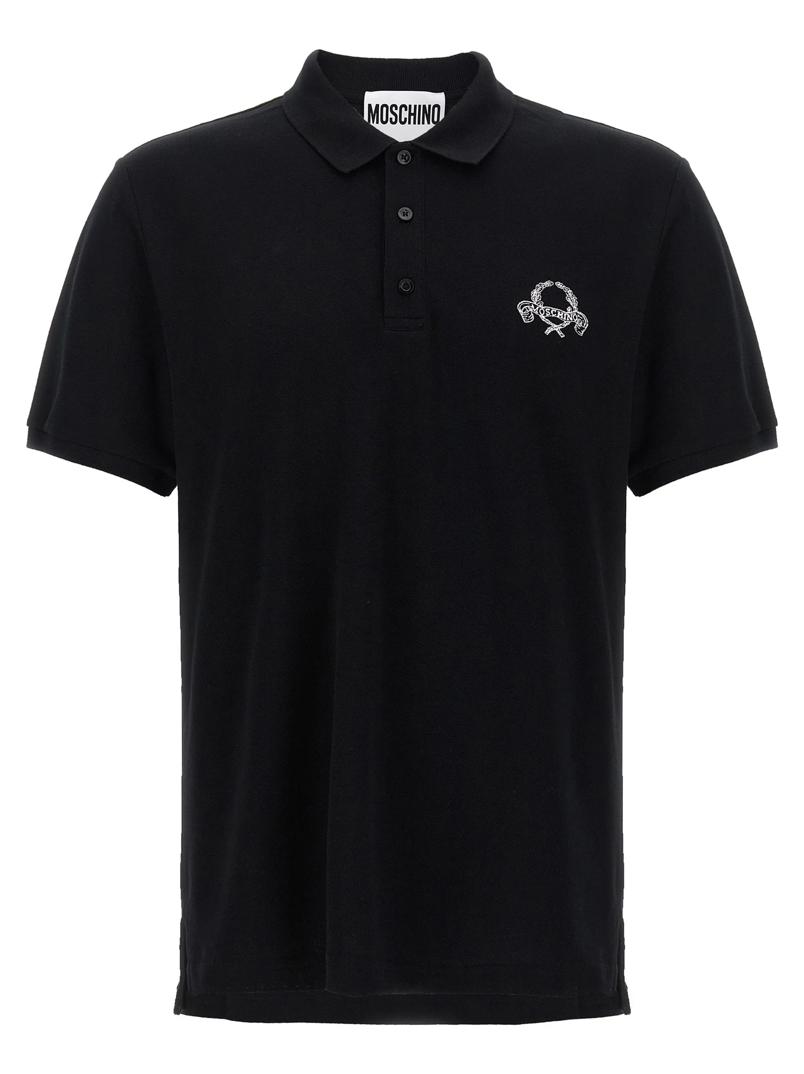Moschino Men Logo Embroidery Polo Shirt - 1