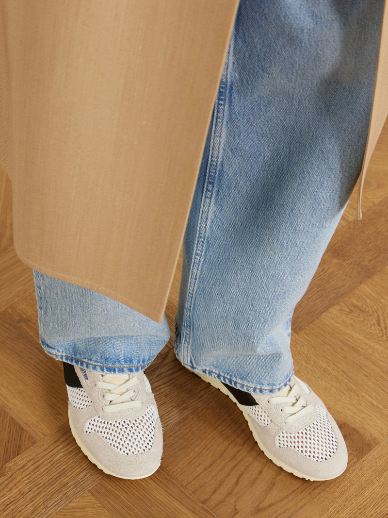 AUTRY Windspin Knit And Suede Sneakers outlook